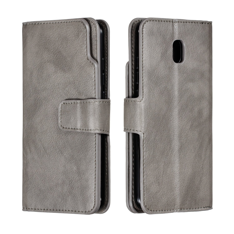 For Xiaomi Redmi 8A Litchi Texture Horizontal Flip Leather Case, with Nine Card Slots & Wallet & Photo Frame