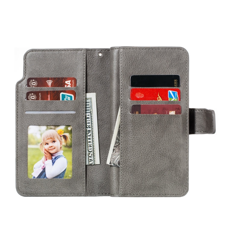 For Xiaomi Redmi 8A Litchi Texture Horizontal Flip Leather Case, with Nine Card Slots & Wallet & Photo Frame