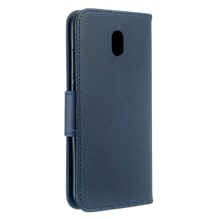 For Xiaomi Redmi 8A Lambskin Texture Pure Color Horizontal Flip PU Leather Case with Holder & Card Slots & Wallet & Lanyard