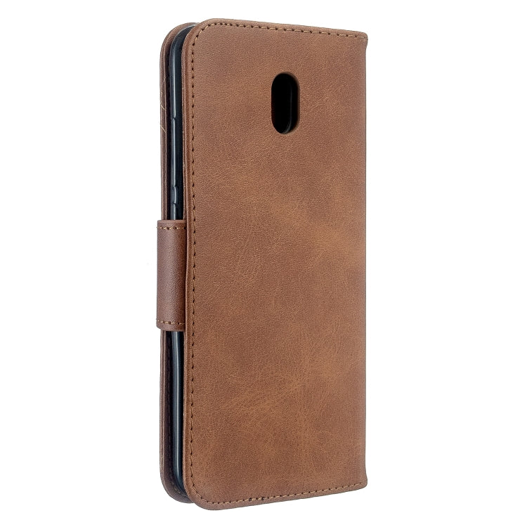 For Xiaomi Redmi 8A Lambskin Texture Pure Color Horizontal Flip PU Leather Case with Holder & Card Slots & Wallet & Lanyard