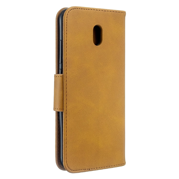 For Xiaomi Redmi 8A Lambskin Texture Pure Color Horizontal Flip PU Leather Case with Holder & Card Slots & Wallet & Lanyard