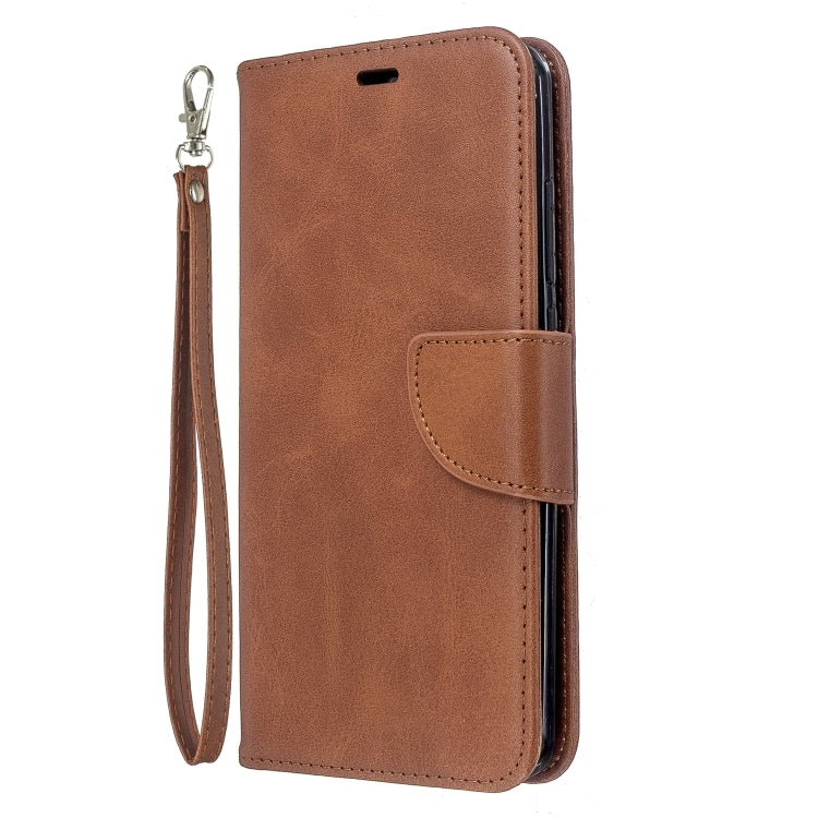 For Xiaomi Redmi 8 Lambskin Texture Pure Color Horizontal Flip PU Leather Case with Holder & Card Slots & Wallet & Lanyard