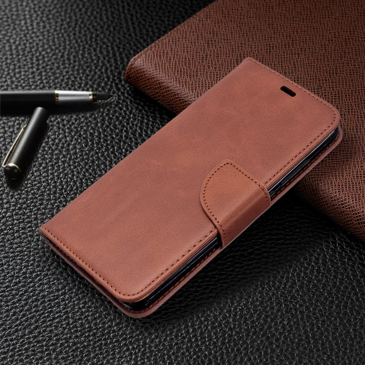 For Xiaomi Redmi 8 Lambskin Texture Pure Color Horizontal Flip PU Leather Case with Holder & Card Slots & Wallet & Lanyard