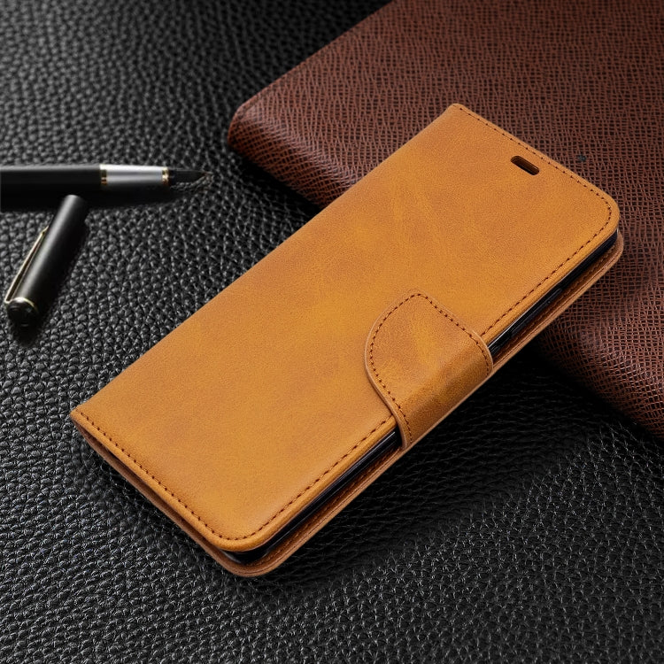 For Xiaomi Redmi 8 Lambskin Texture Pure Color Horizontal Flip PU Leather Case with Holder & Card Slots & Wallet & Lanyard
