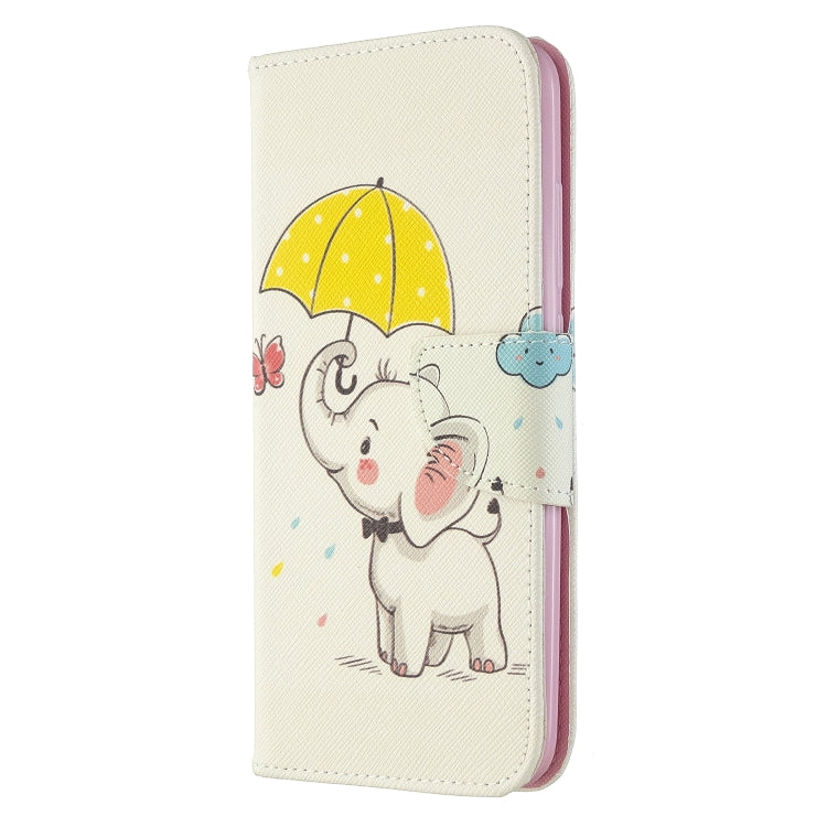 For Xiaomi Redmi 8A Colored Drawing Pattern Horizontal Flip Leather Case with Holder & Card Slots & Wallet