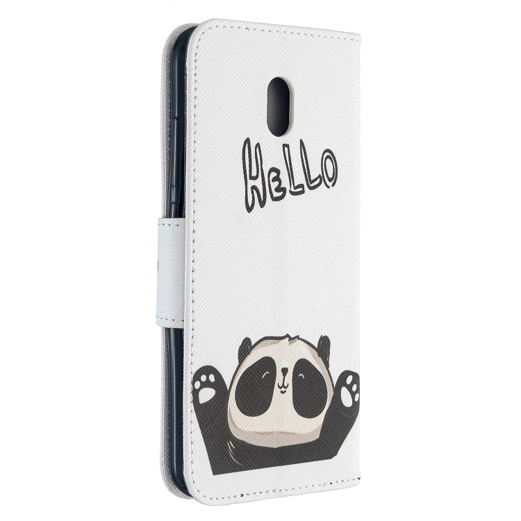 For Xiaomi Redmi 8A Colored Drawing Pattern Horizontal Flip Leather Case with Holder & Card Slots & Wallet