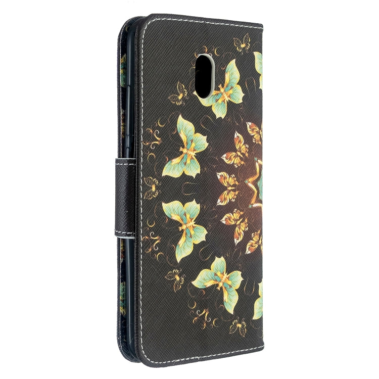 For Xiaomi Redmi 8A Colored Drawing Pattern Horizontal Flip Leather Case with Holder & Card Slots & Wallet