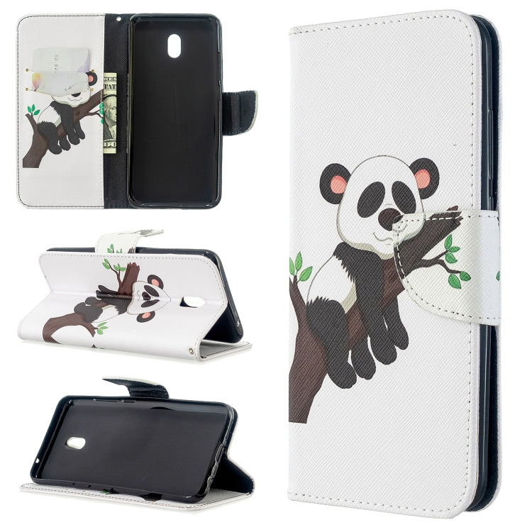 For Xiaomi Redmi 8A Colored Drawing Pattern Horizontal Flip Leather Case with Holder & Card Slots & Wallet