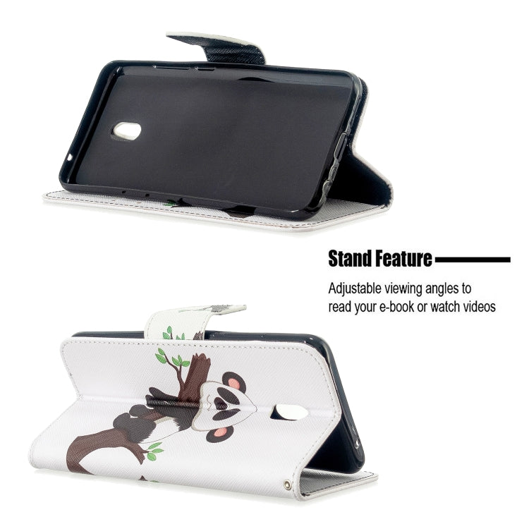 For Xiaomi Redmi 8A Colored Drawing Pattern Horizontal Flip Leather Case with Holder & Card Slots & Wallet