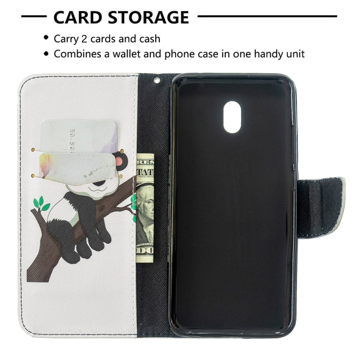 For Xiaomi Redmi 8A Colored Drawing Pattern Horizontal Flip Leather Case with Holder & Card Slots & Wallet