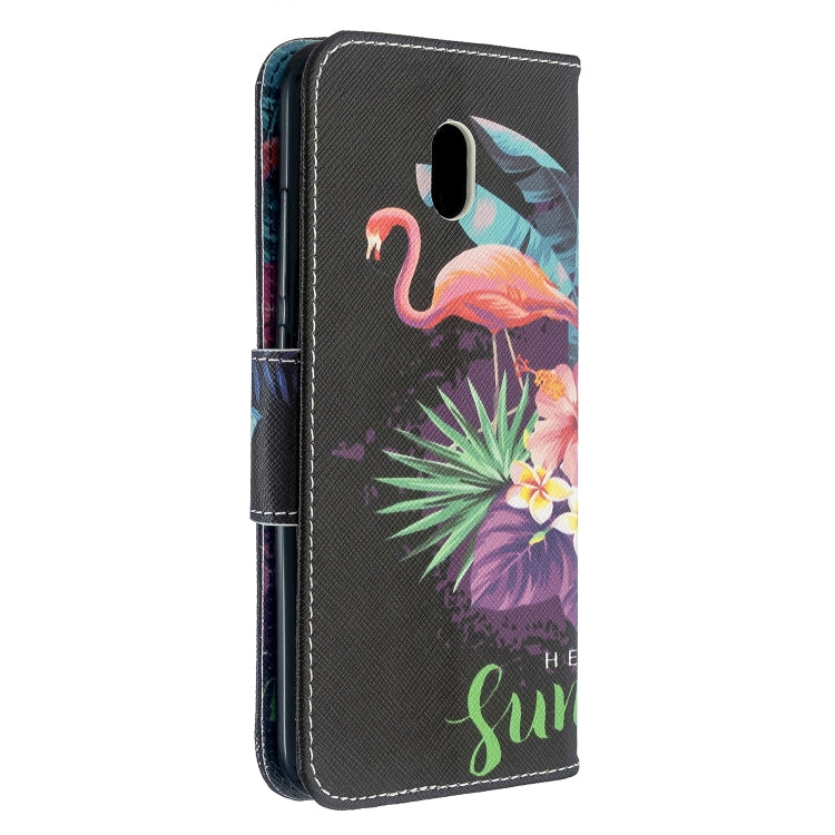 For Xiaomi Redmi 8A Colored Drawing Pattern Horizontal Flip Leather Case with Holder & Card Slots & Wallet