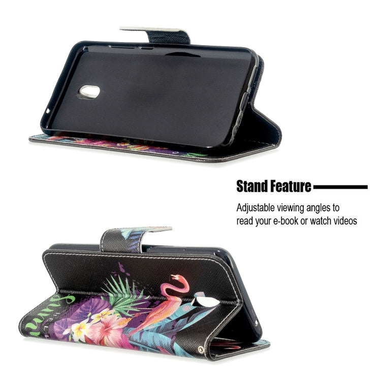 For Xiaomi Redmi 8A Colored Drawing Pattern Horizontal Flip Leather Case with Holder & Card Slots & Wallet
