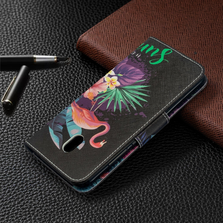 For Xiaomi Redmi 8A Colored Drawing Pattern Horizontal Flip Leather Case with Holder & Card Slots & Wallet