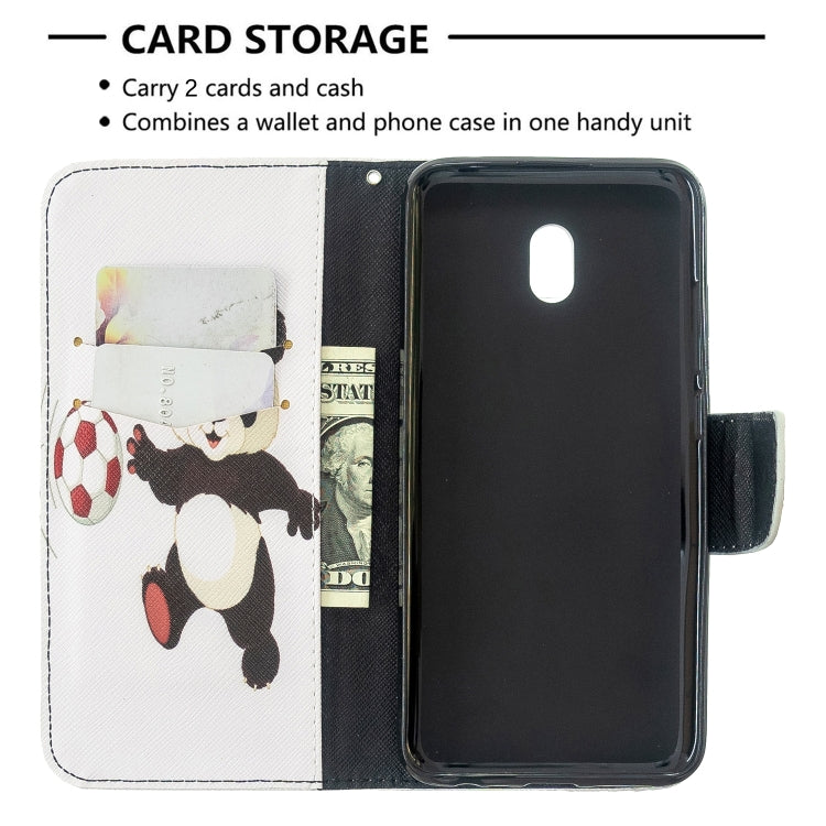 For Xiaomi Redmi 8A Colored Drawing Pattern Horizontal Flip Leather Case with Holder & Card Slots & Wallet