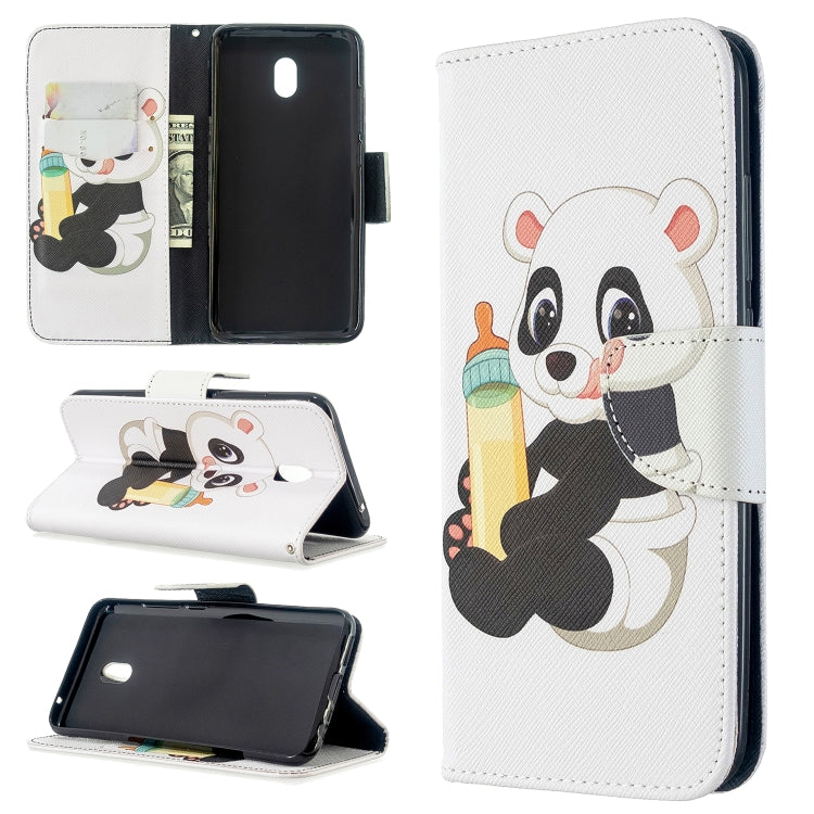 For Xiaomi Redmi 8A Colored Drawing Pattern Horizontal Flip Leather Case with Holder & Card Slots & Wallet