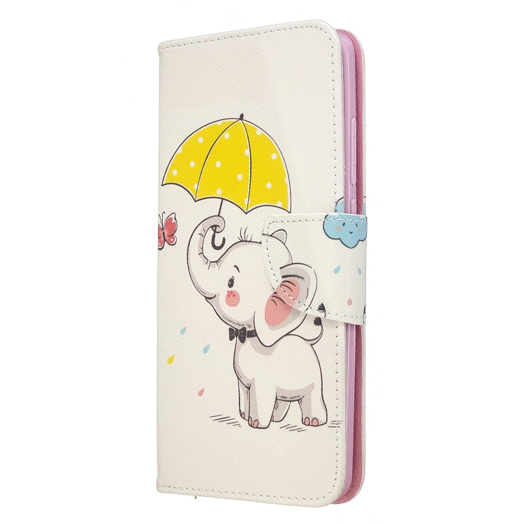 For Xiaomi Redmi 8 Colored Drawing Pattern Horizontal Flip Leather Case with Holder & Card Slots & Wallet