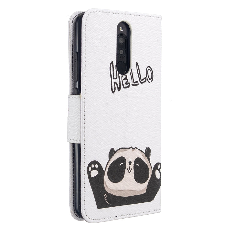 For Xiaomi Redmi 8 Colored Drawing Pattern Horizontal Flip Leather Case with Holder & Card Slots & Wallet