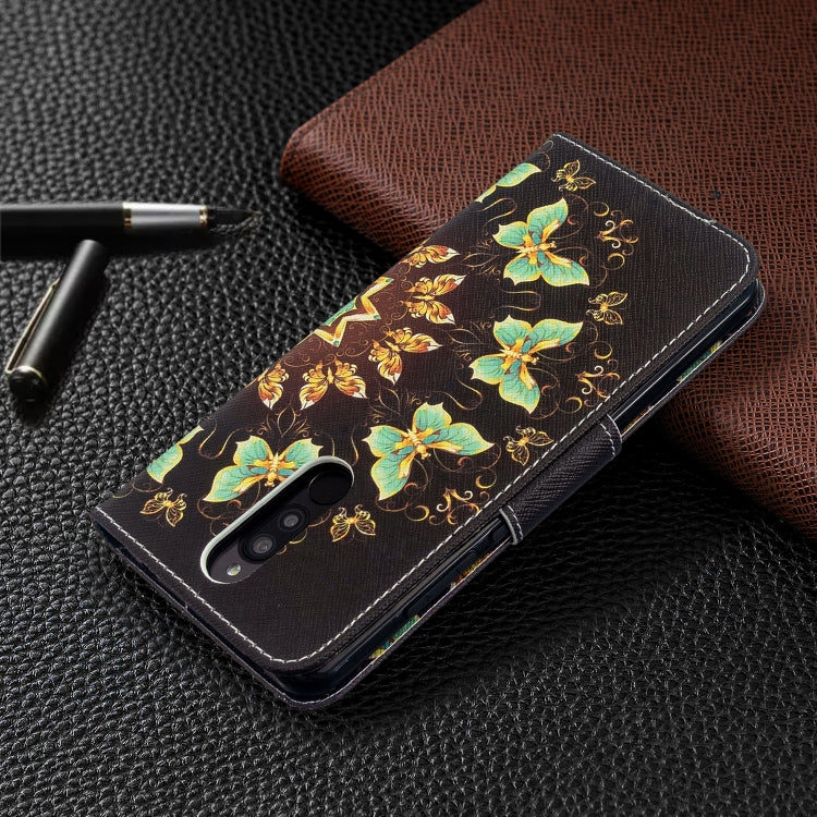 For Xiaomi Redmi 8 Colored Drawing Pattern Horizontal Flip Leather Case with Holder & Card Slots & Wallet