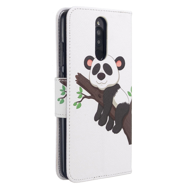 For Xiaomi Redmi 8 Colored Drawing Pattern Horizontal Flip Leather Case with Holder & Card Slots & Wallet