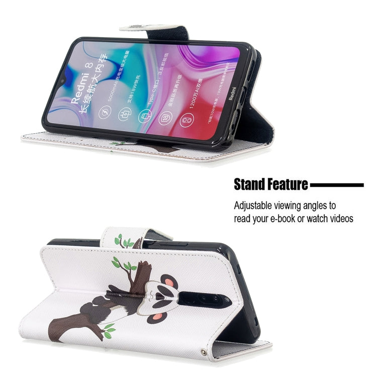 For Xiaomi Redmi 8 Colored Drawing Pattern Horizontal Flip Leather Case with Holder & Card Slots & Wallet