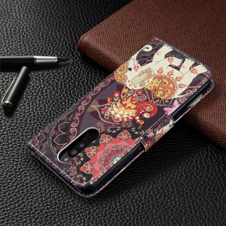 For Xiaomi Redmi 8 Colored Drawing Pattern Horizontal Flip Leather Case with Holder & Card Slots & Wallet