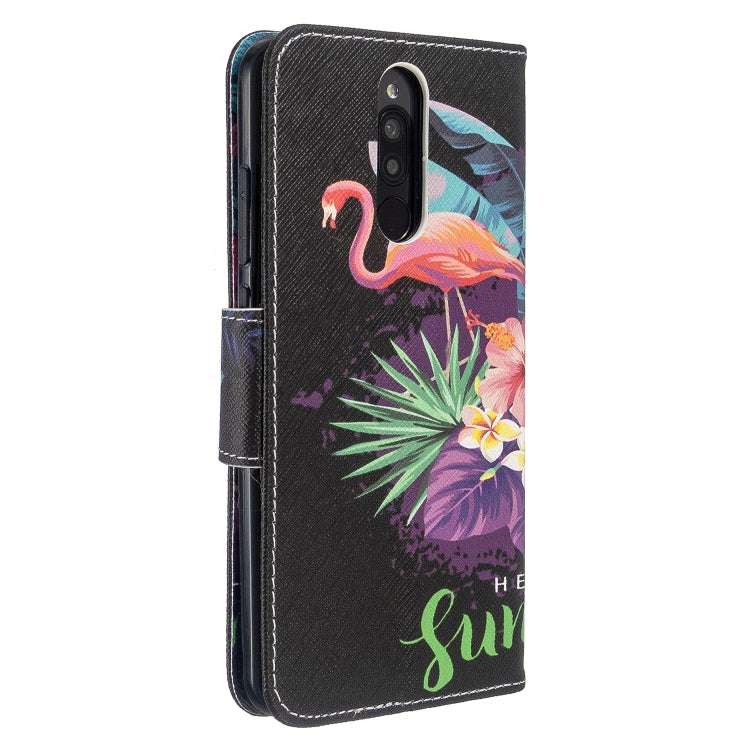 For Xiaomi Redmi 8 Colored Drawing Pattern Horizontal Flip Leather Case with Holder & Card Slots & Wallet