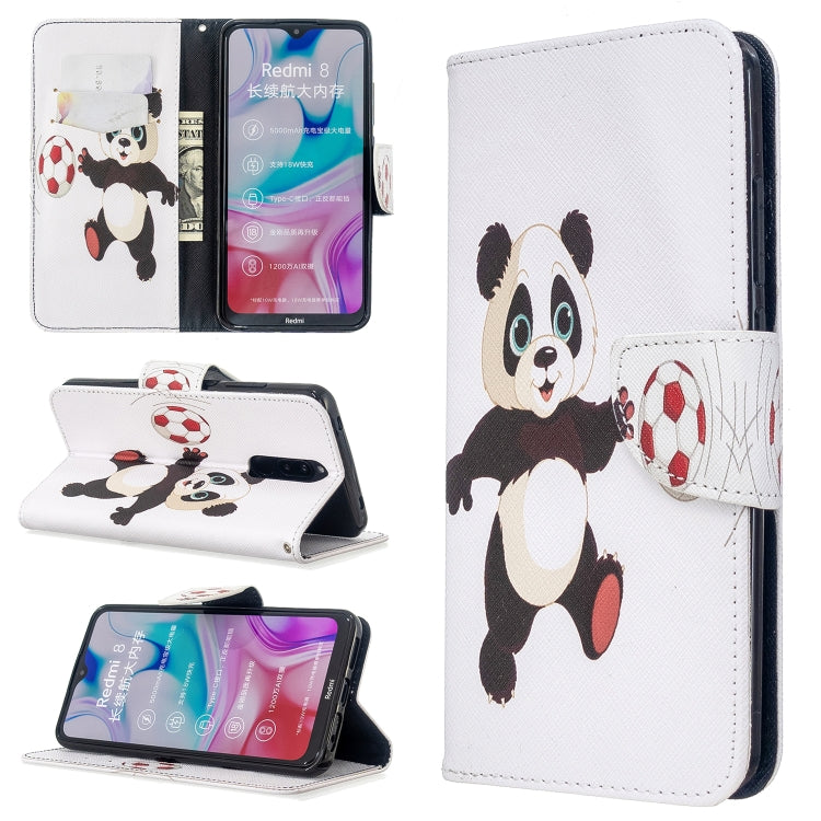 For Xiaomi Redmi 8 Colored Drawing Pattern Horizontal Flip Leather Case with Holder & Card Slots & Wallet