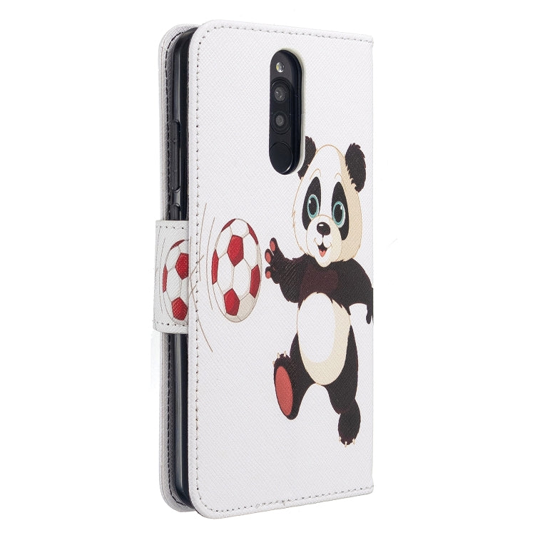 For Xiaomi Redmi 8 Colored Drawing Pattern Horizontal Flip Leather Case with Holder & Card Slots & Wallet