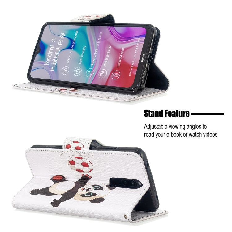 For Xiaomi Redmi 8 Colored Drawing Pattern Horizontal Flip Leather Case with Holder & Card Slots & Wallet