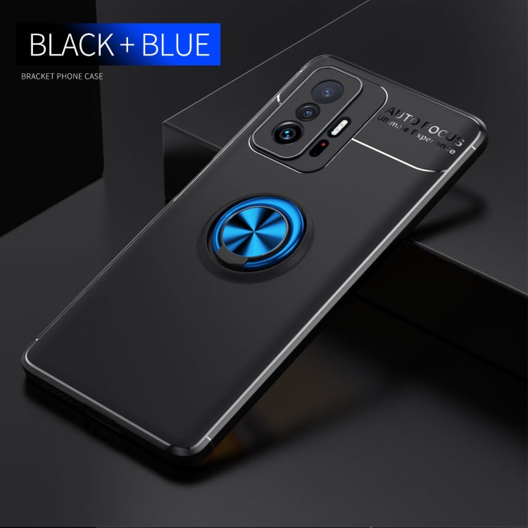 For Xiaomi Mi 11T Metal Ring Holder 360 Degree Rotating TPU Case