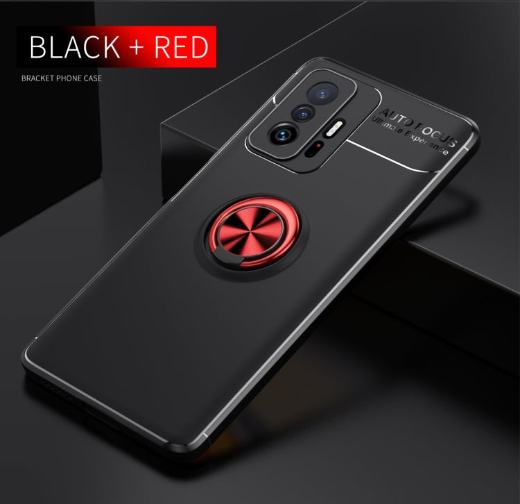 For Xiaomi Mi 11T Metal Ring Holder 360 Degree Rotating TPU Case