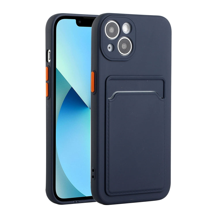 For iPhone 13 Card Slot Design Shockproof TPU Protective Case