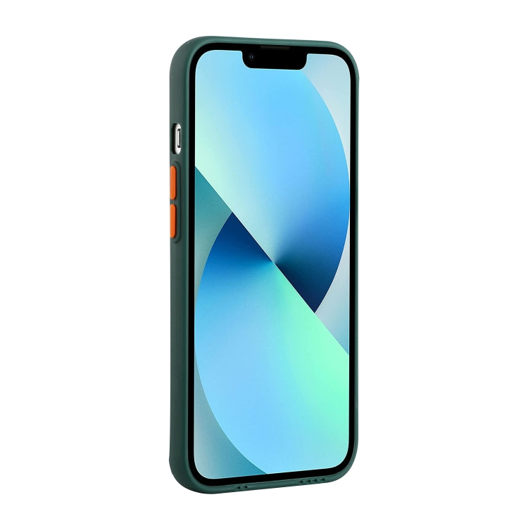 For iPhone 13 Card Slot Design Shockproof TPU Protective Case