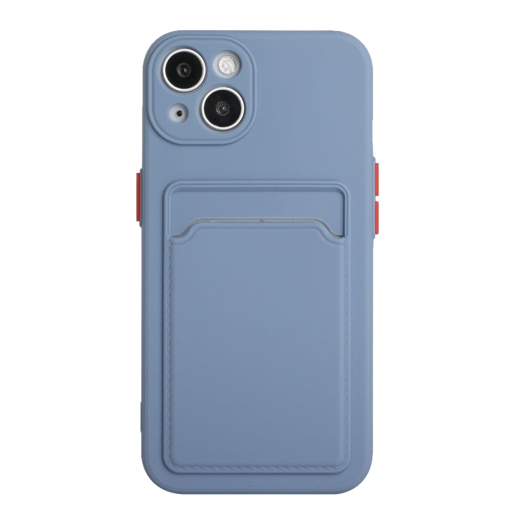 For iPhone 13 Card Slot Design Shockproof TPU Protective Case