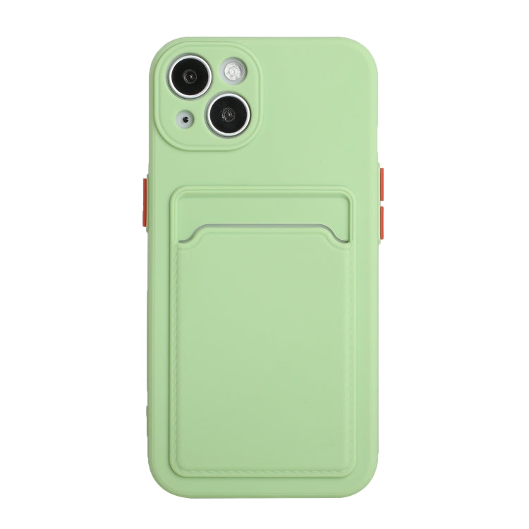 For iPhone 13 Card Slot Design Shockproof TPU Protective Case