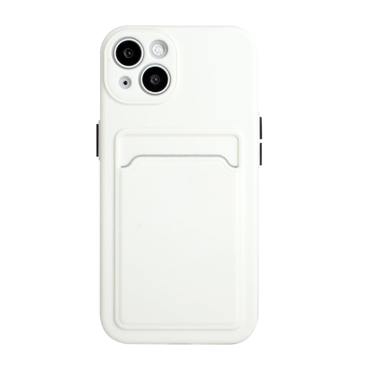 For iPhone 13 Card Slot Design Shockproof TPU Protective Case