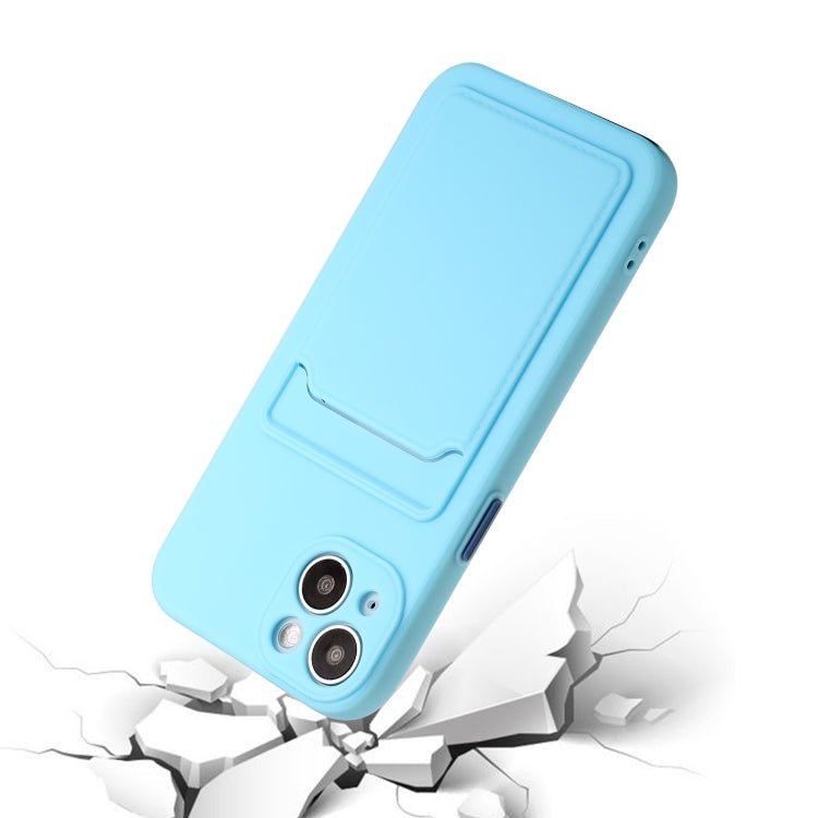 For iPhone 13 Card Slot Design Shockproof TPU Protective Case