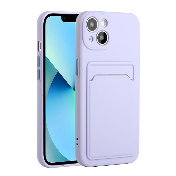 For iPhone 13 Card Slot Design Shockproof TPU Protective Case