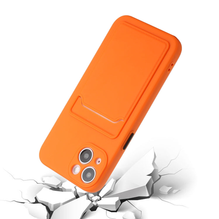 For iPhone 13 Card Slot Design Shockproof TPU Protective Case