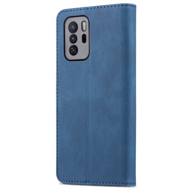 For Xiaomi Redmi Note 10 Pro 5G / Poco X3 GT AZNS Dream II Skin Feel PU+TPU Horizontal Flip Leather Case with Holder & Card Slots & Wallet