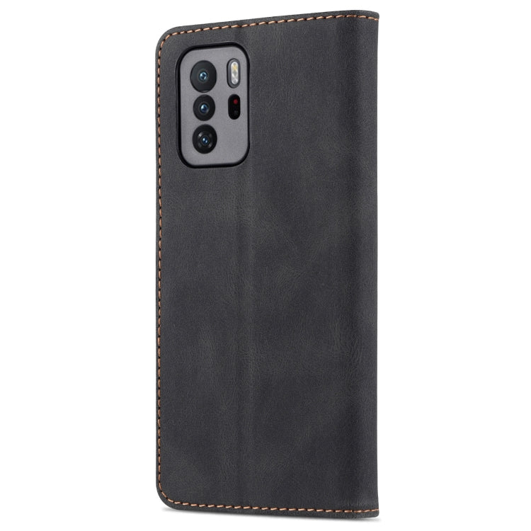 For Xiaomi Redmi Note 10 Pro 5G / Poco X3 GT AZNS Dream II Skin Feel PU+TPU Horizontal Flip Leather Case with Holder & Card Slots & Wallet