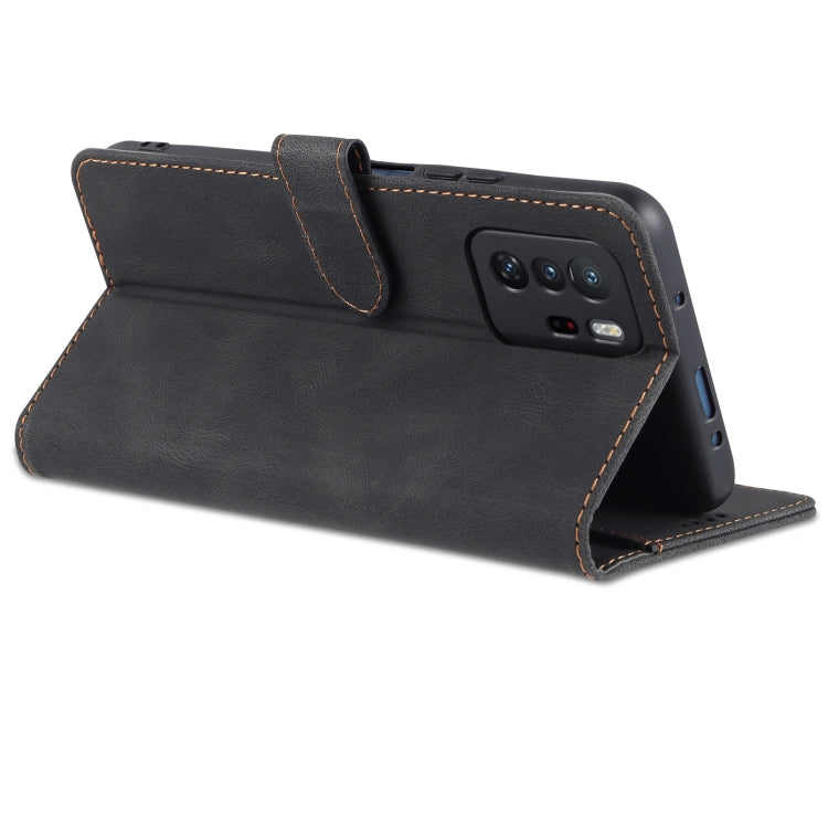 For Xiaomi Redmi Note 10 Pro 5G / Poco X3 GT AZNS Dream II Skin Feel PU+TPU Horizontal Flip Leather Case with Holder & Card Slots & Wallet