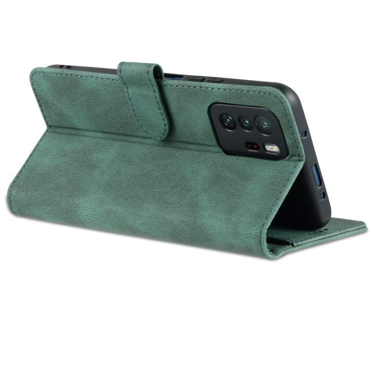 For Xiaomi Redmi Note 10 Pro 5G / Poco X3 GT AZNS Dream II Skin Feel PU+TPU Horizontal Flip Leather Case with Holder & Card Slots & Wallet