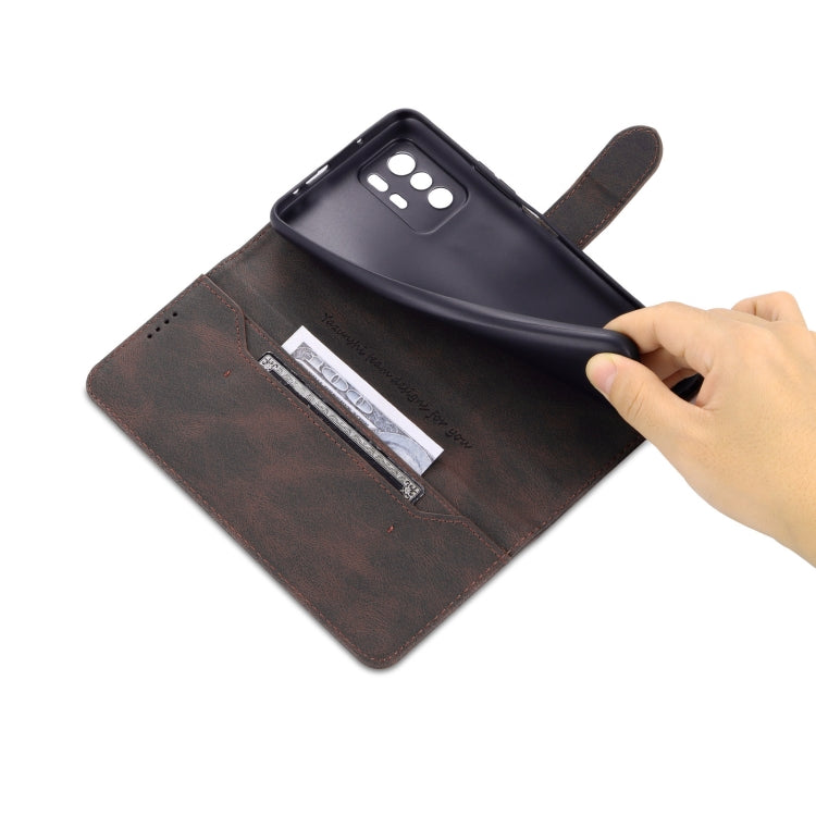 For Xiaomi Redmi Note 10 Pro 5G / Poco X3 GT AZNS Dream II Skin Feel PU+TPU Horizontal Flip Leather Case with Holder & Card Slots & Wallet