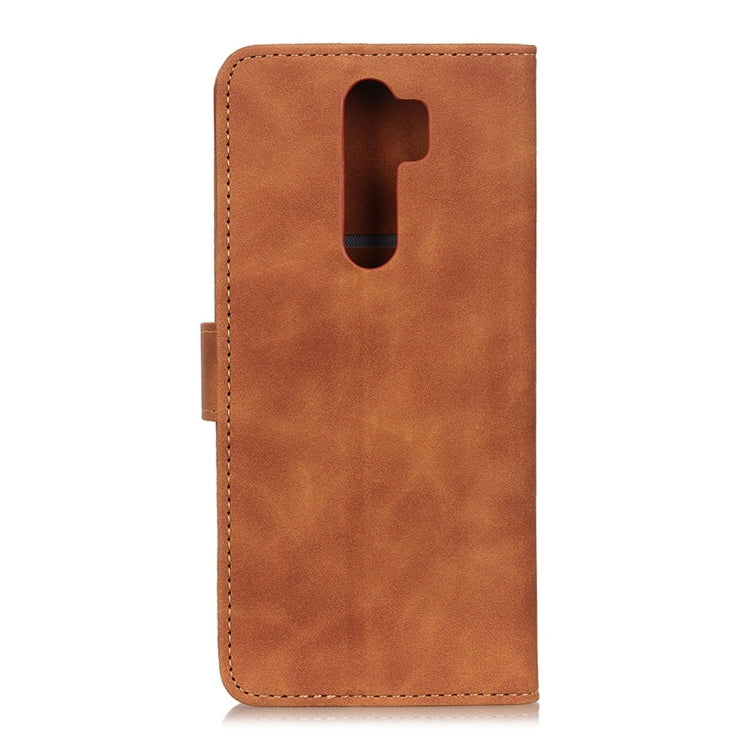 For Xiaomi Redmi Note 8 Pro Retro Texture PU + TPU Horizontal Flip Leather Case with Holder & Card Slots & Wallet