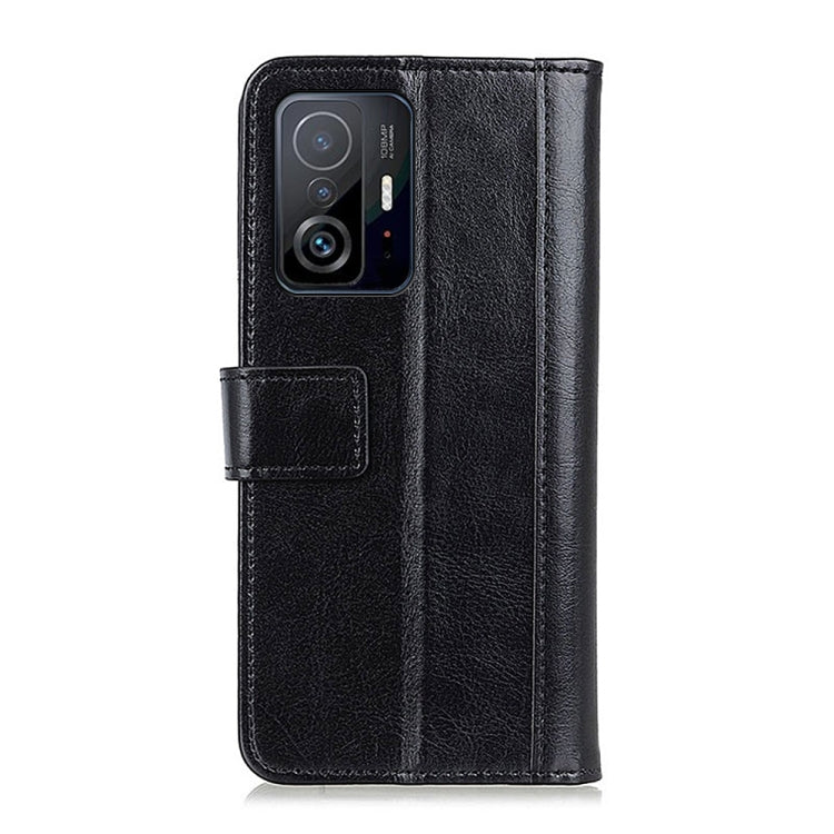 For Xiaomi Mi 11T / 11T Pro Peas Crazy Horse Texture Horizontal Flip Leather Case with Holder & Card Slots & Wallet