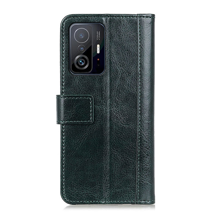 For Xiaomi Mi 11T / 11T Pro Peas Crazy Horse Texture Horizontal Flip Leather Case with Holder & Card Slots & Wallet