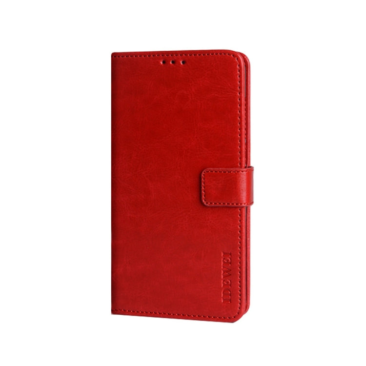 For vivo X70 Pro idewei Crazy Horse Texture Horizontal Flip Leather Case with Holder & Card Slots & Wallet