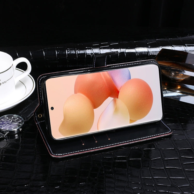 For Xiaomi Civi idewei Crocodile Texture Horizontal Flip Leather Case with Holder & Card Slots & Wallet