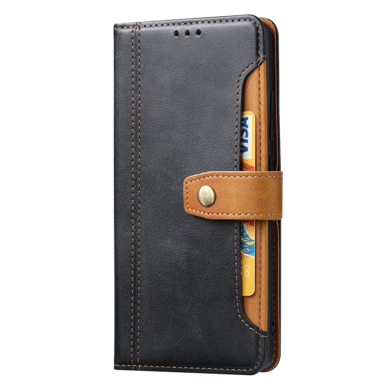 For Xiaomi Mi 11T / Mi 11T Pro Calf Texture Double Fold Clasp Horizontal Flip Leather Case with Photo Frame & Holder & Card Slots & Wallet